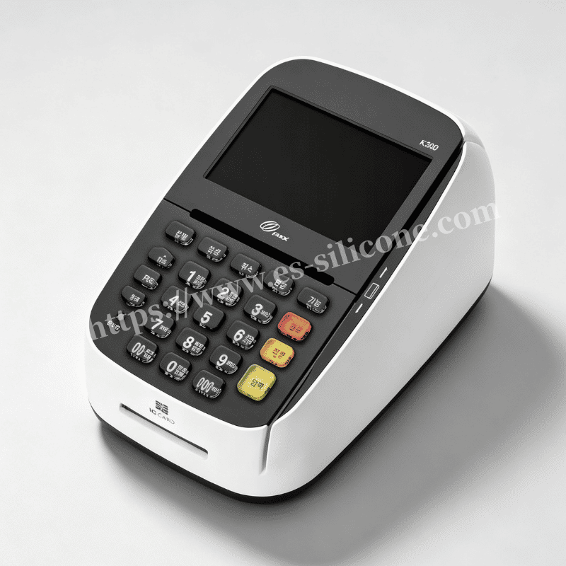 Egyedi tervezésű kristály szilikon billentyűzet K300 POS és pénzügyi terminálokhoz