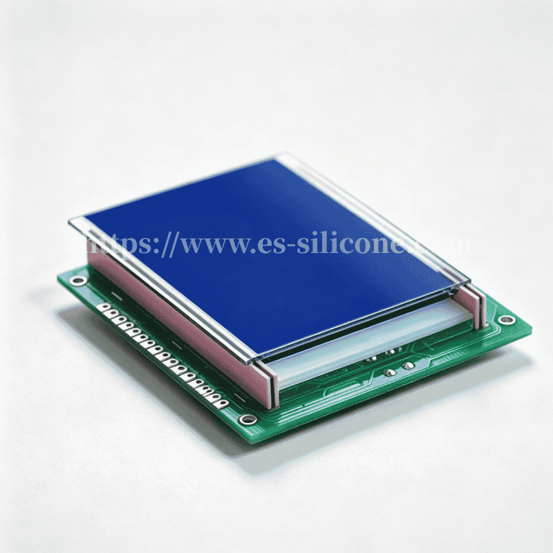 LCD display signal conduction