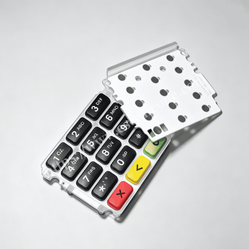 IMD Silicone Keypad with In-Mold Decoration